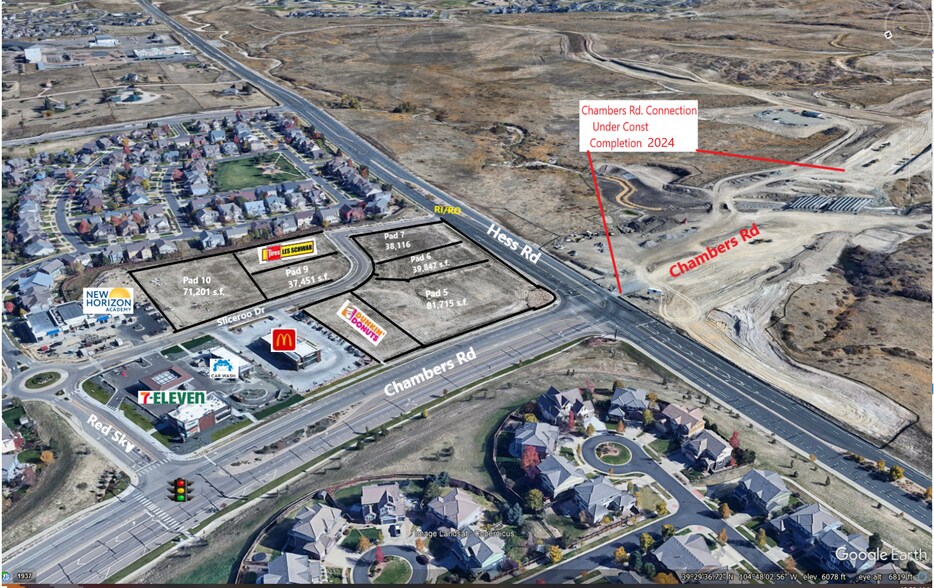 Primary Photo Of Hess Road & Chambers Rd, Parker Land For Lease