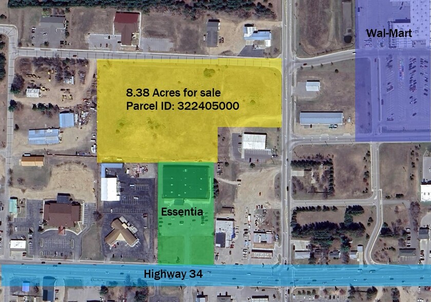 Primary Photo Of N. Henrietta Ave. @ Hollinger Street, Park Rapids Land For Sale