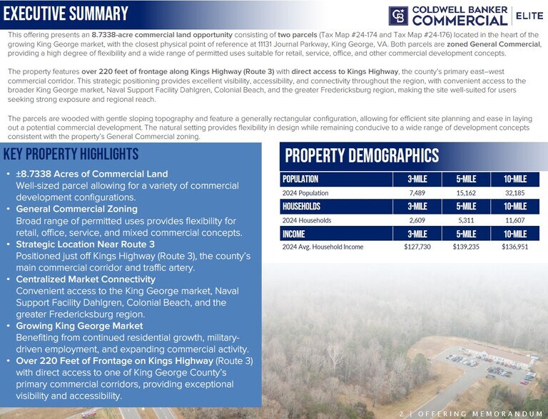 More Photos Of Journal Parkway, King George Land For Sale