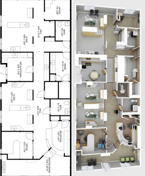 More Photos Of 1655 Wake Dr, Wake Forest Medical For Lease