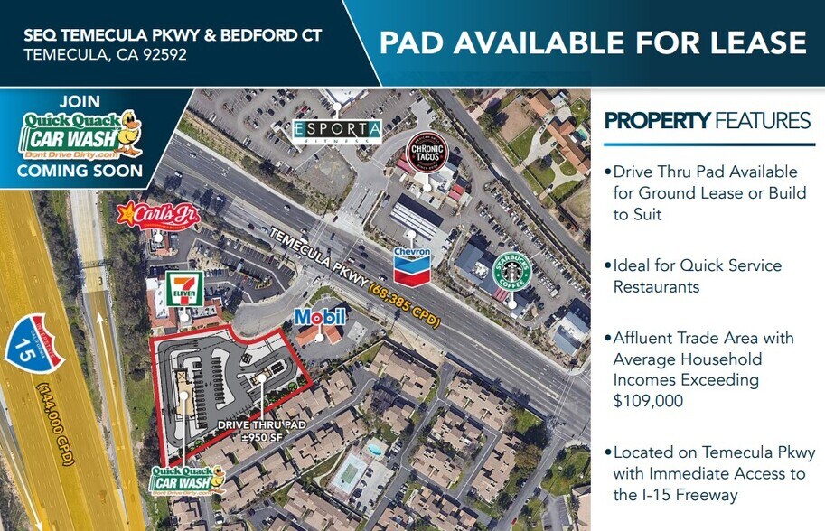 More Photos Of SEQ Temecula Pky. & Bedford Ct., Temecula Land For Lease