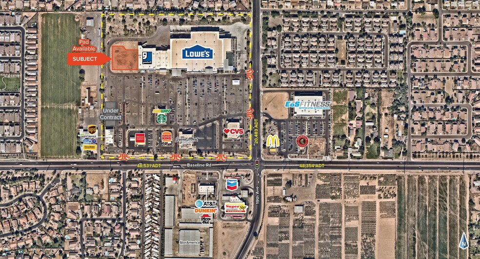 More Photos Of W Baseline Rd @ 19th Ave, Phoenix Unknown For Lease