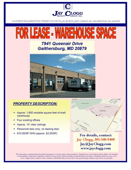 More Photos Of 7901-7953 Queenair Dr, Gaithersburg Warehouse For Lease