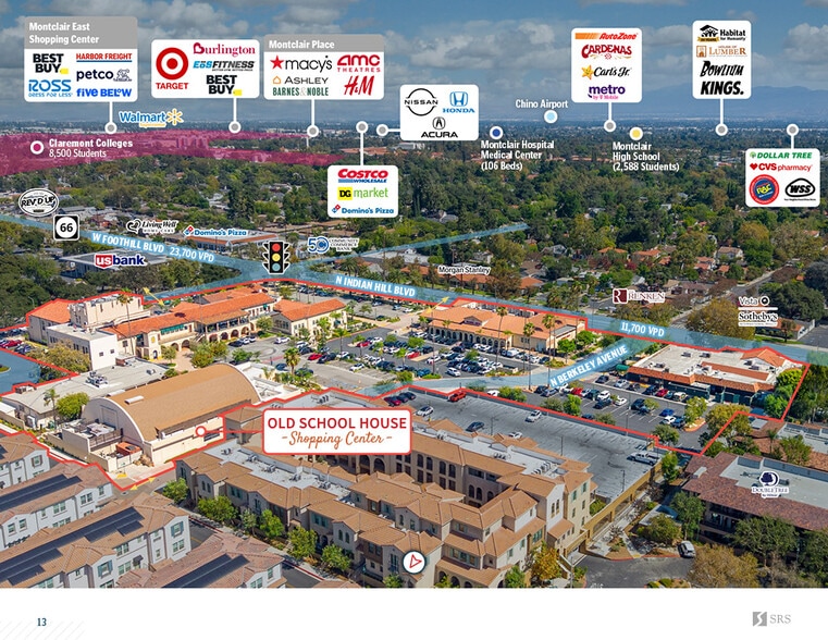More Photos Of 405-415 W Foothill Blvd, Claremont Storefront Retail Office For Sale