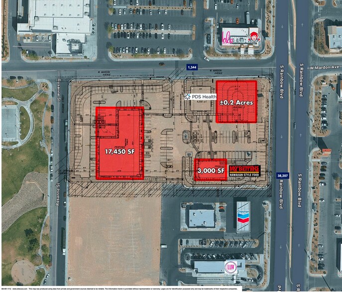 Primary Photo Of 7455 S Rainbow Blvd, Las Vegas Land For Lease