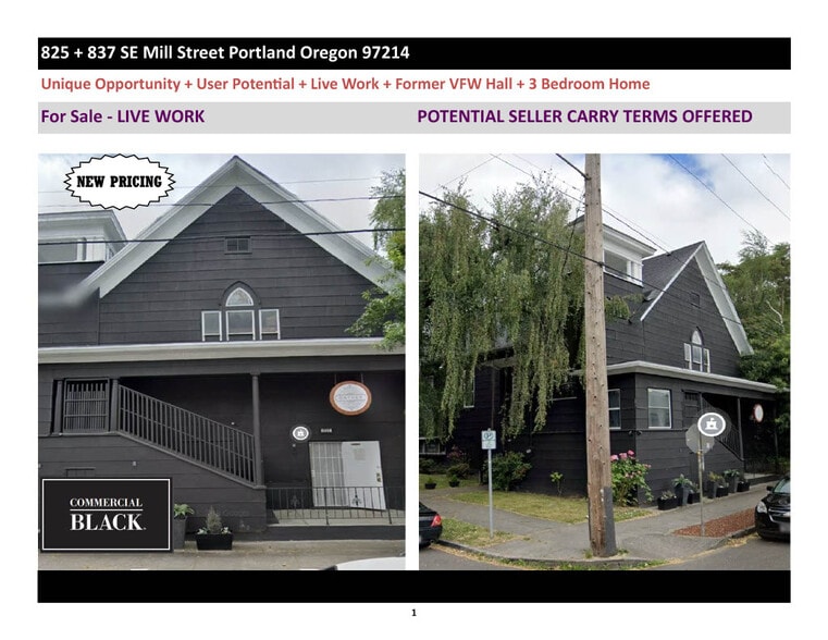 Primary Photo Of 825-837 SE Mill St, Portland Lodge Meeting Hall For Sale