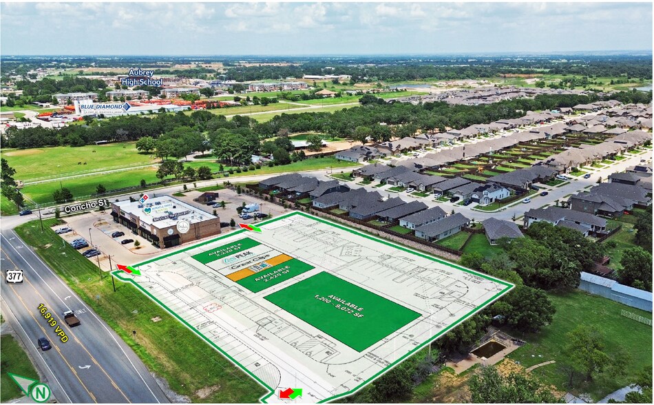 More Photos Of 1001 US-377, Aubrey Freestanding For Lease