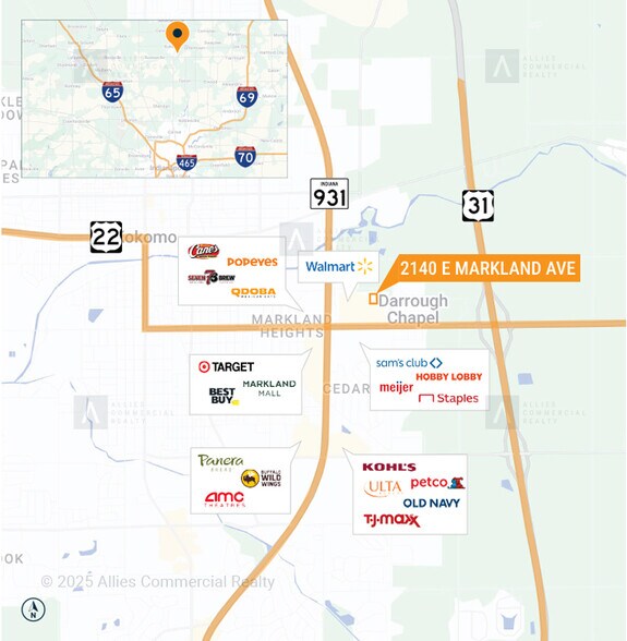 More Photos Of 2122-2240 E Markland Ave, Kokomo Storefront For Lease