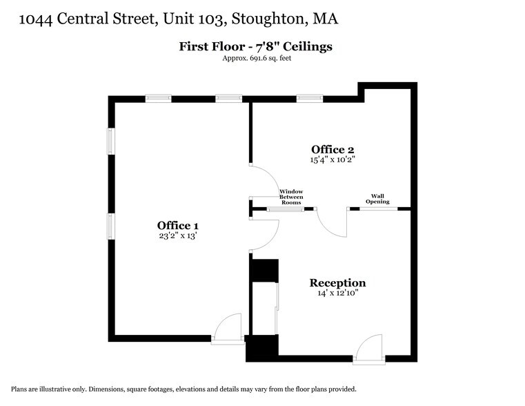 More Photos Of 1044 Central St, Stoughton Office For Lease