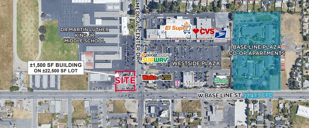 More Photos Of 200 W Base Line St, San Bernardino Storefront Retail Office For Lease