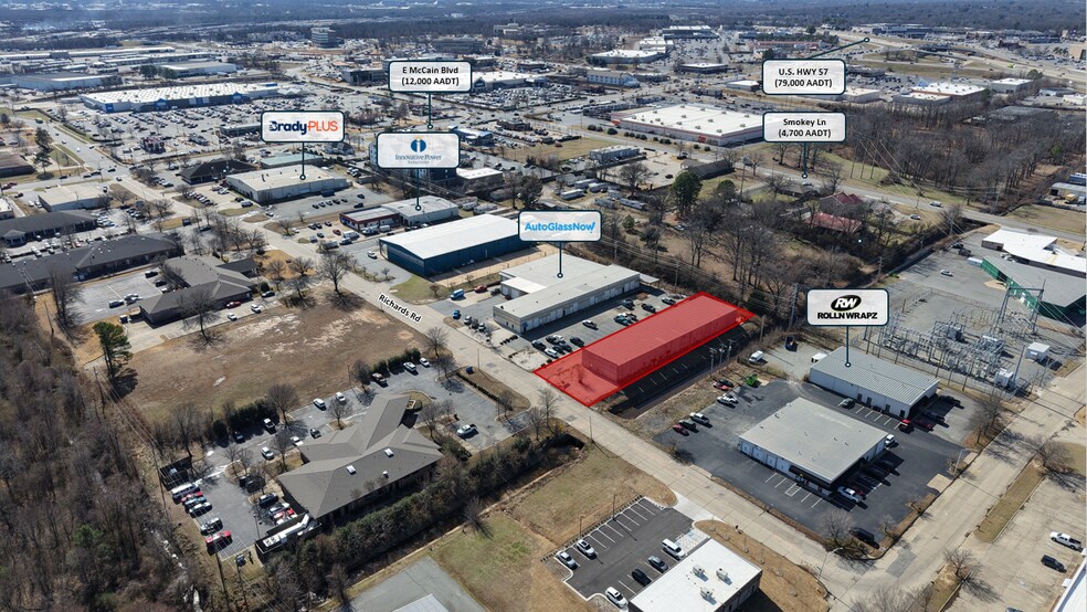 More Photos Of 4119 Richards Rd, North Little Rock Light Distribution For Lease