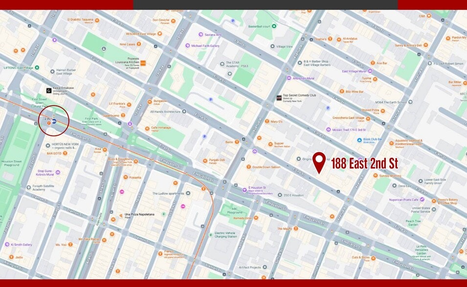 More Photos Of 188 E Second St, New York General Retail For Lease