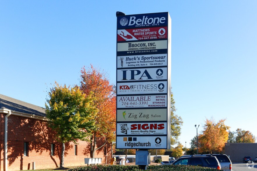 More Photos Of 640 Matthews Mint Hill Rd, Matthews Showroom For Lease