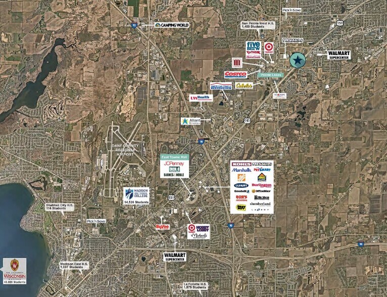 More Photos Of Hwy 151 @ S Thompson Rd, Sun Prairie Land For Lease