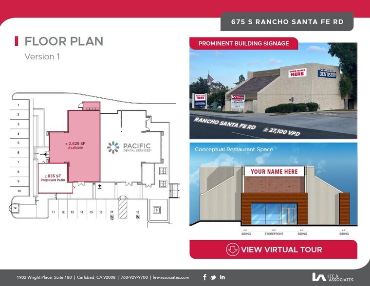 More Photos Of 675 S Rancho Santa Fe Rd, San Marcos Freestanding For Lease