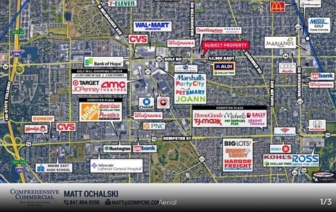 More Photos Of 2614-2678 W Golf Rd, Glenview General Retail For Lease