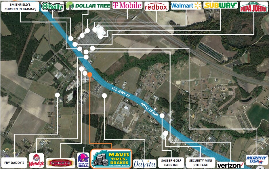 More Photos Of 2803 US Highway 70 W, Goldsboro Office For Sale