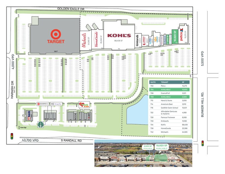 More Photos Of 702-750 S Randall Rd, Algonquin Unknown For Lease