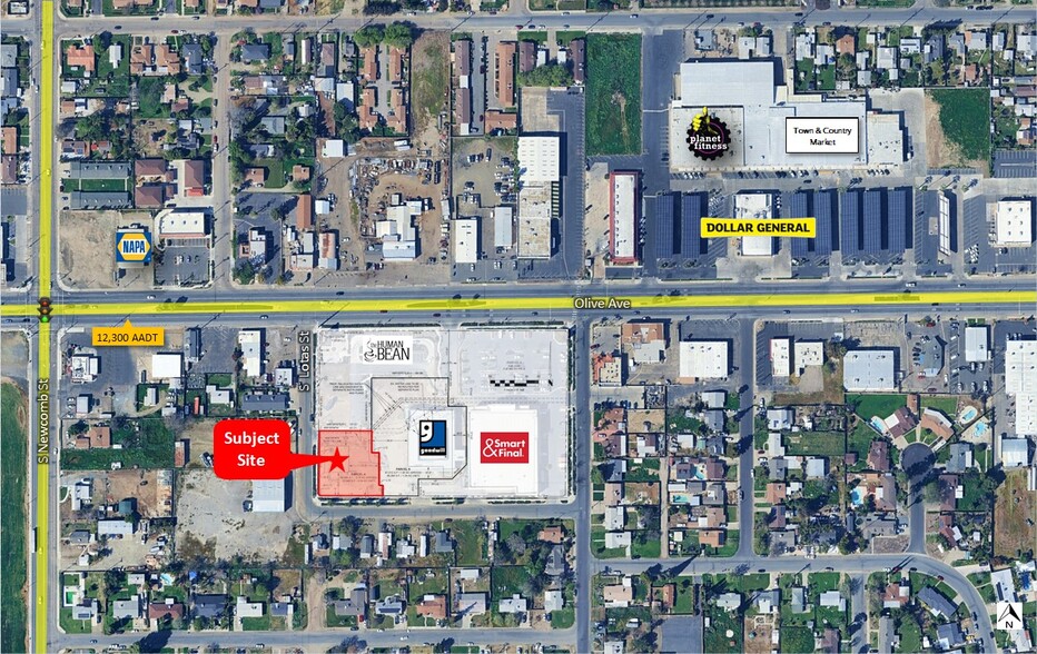 Primary Photo Of Sec Olive Ave & S Lotas St, Porterville General Retail For Lease