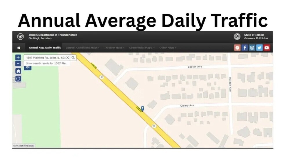 More Photos Of 1505 Plainfield Rd, Joliet Land For Lease