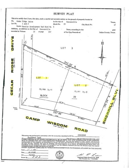 More Photos Of 739-743 W Camp Wisdom Rd, Duncanville Land For Sale