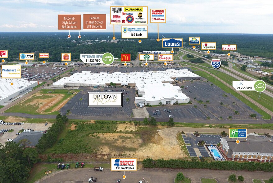 More Photos Of 1720-1722 Veterans Blvd, Mccomb Storefront For Sale