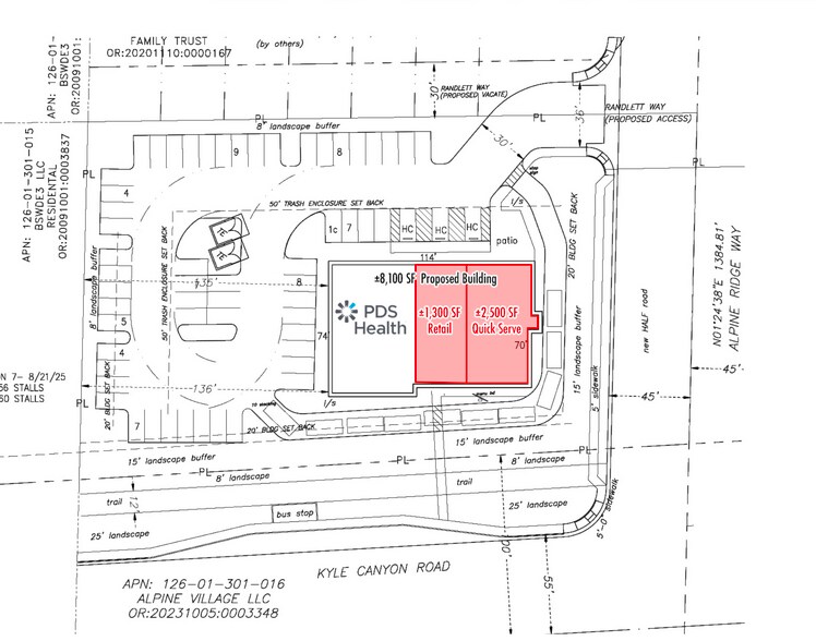 More Photos Of NWC Kyle Canyon Rd. & Alpine Ridge way, Las Vegas Land For Lease