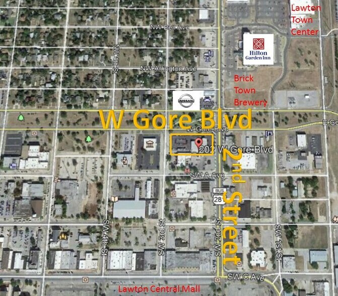 More Photos Of 202 W Gore Blvd, Lawton Auto Dealership For Sale