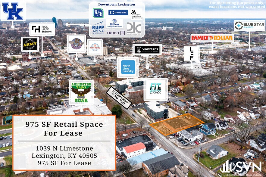 More Photos Of 1039 N Limestone, Lexington General Retail For Lease