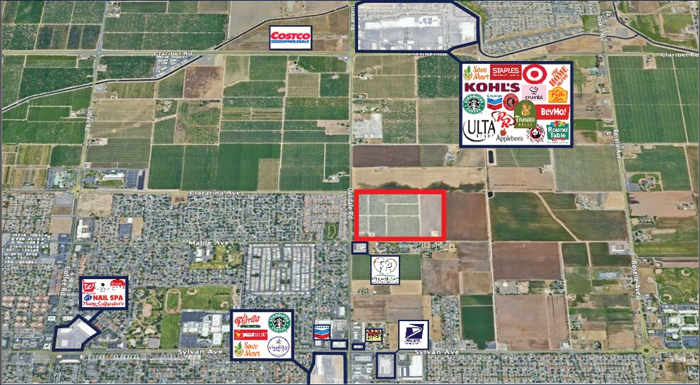 More Photos Of Claratina Avenue & Oakdale Road, Modesto Land For Sale