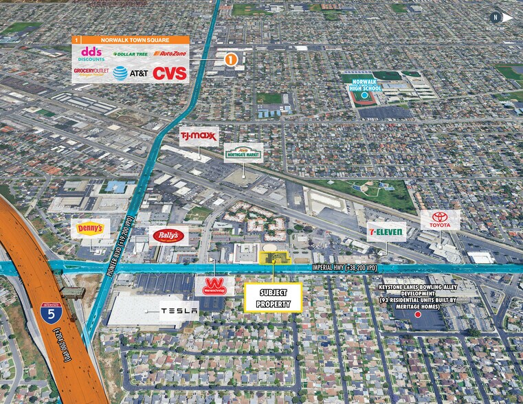 More Photos Of 11610 Imperial Hwy, Norwalk General Retail For Sale