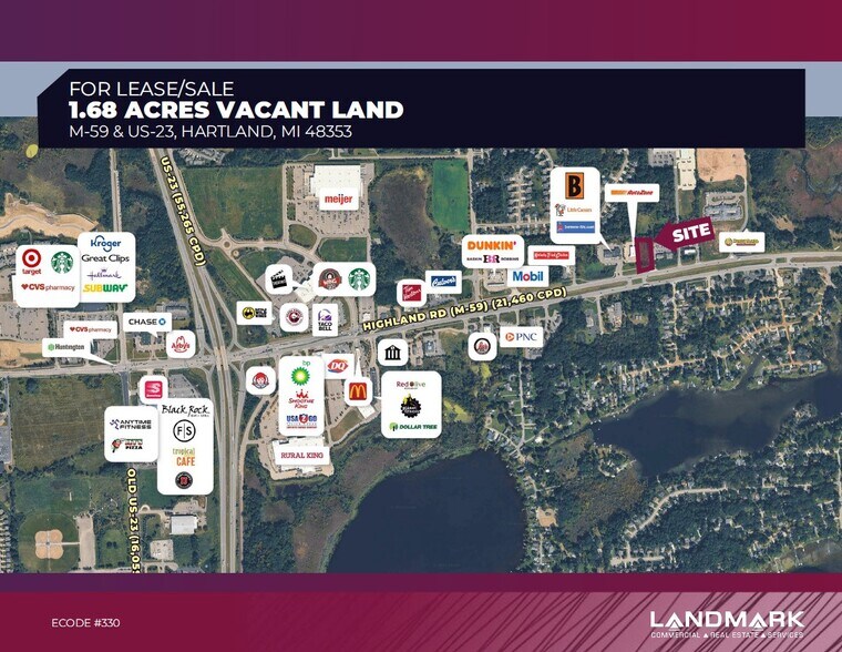More Photos Of 11383 Highland Rd, Hartland Land For Lease