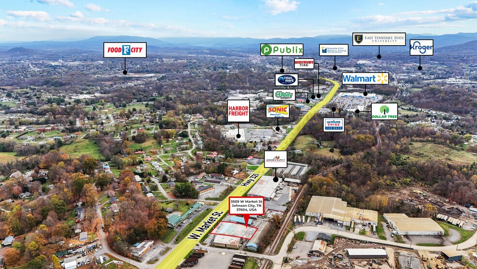 More Photos Of 3509 W Market St, Johnson City Warehouse For Lease
