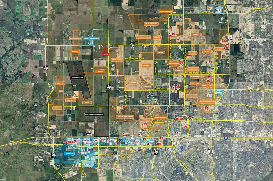 More Photos Of FM 529 & FM 2855, Brookshire Land For Sale