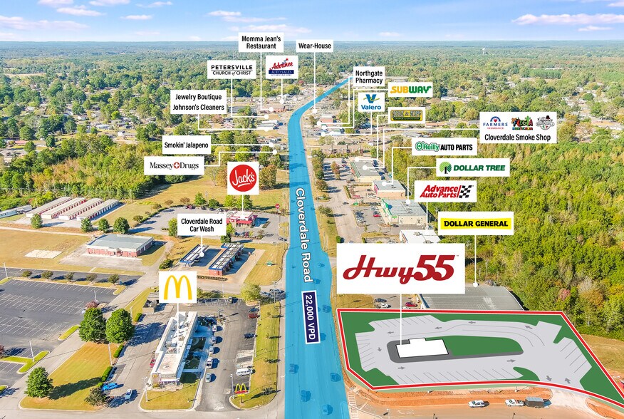 More Photos Of 3306 Coverdale Road, Florence Freestanding For Lease