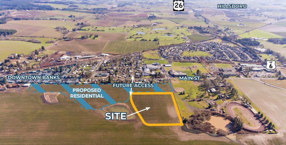 Primary Photo Of 6.5 Acre Parcel W. of Main St., Banks Land For Sale