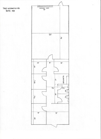 More Photos Of 7168 Weddington Rd, Concord Flex For Lease