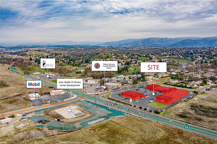 More Photos Of 1906 Vista Del Lago Dr, Valley Springs Storefront For Lease