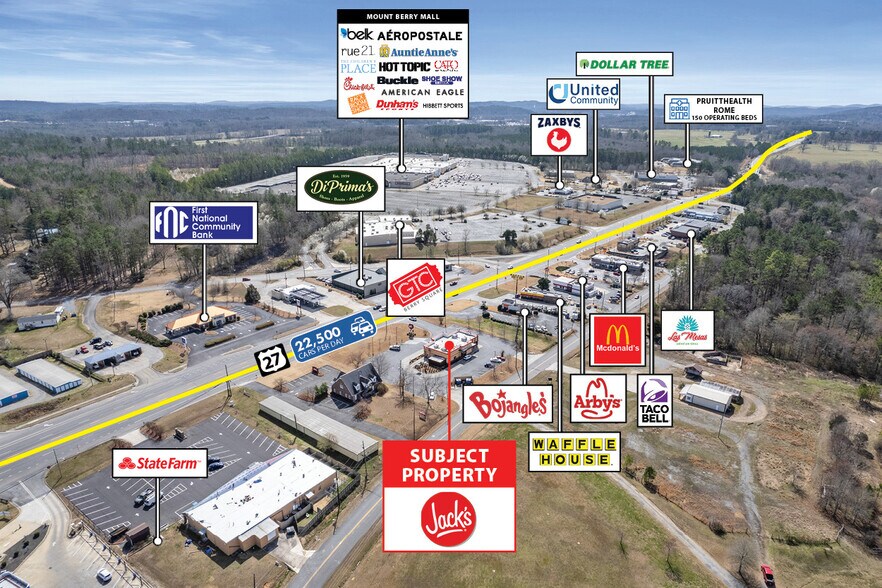 More Photos Of 2923 Martha Berry Hwy, Rome Fast Food For Sale