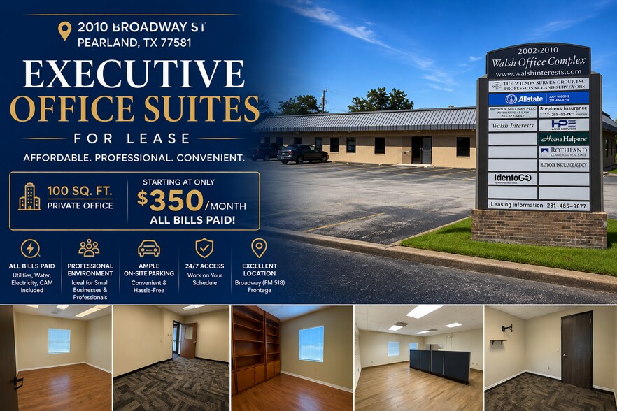 Primary Photo Of 2010 Broadway St, Pearland Medical For Lease