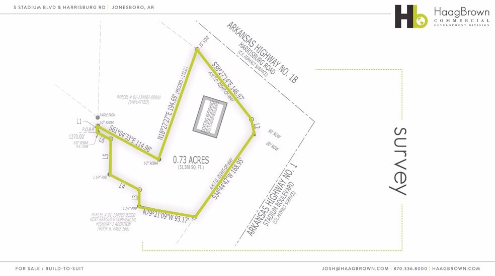 More Photos Of 5325 Stadium Blvd, Jonesboro Land For Sale