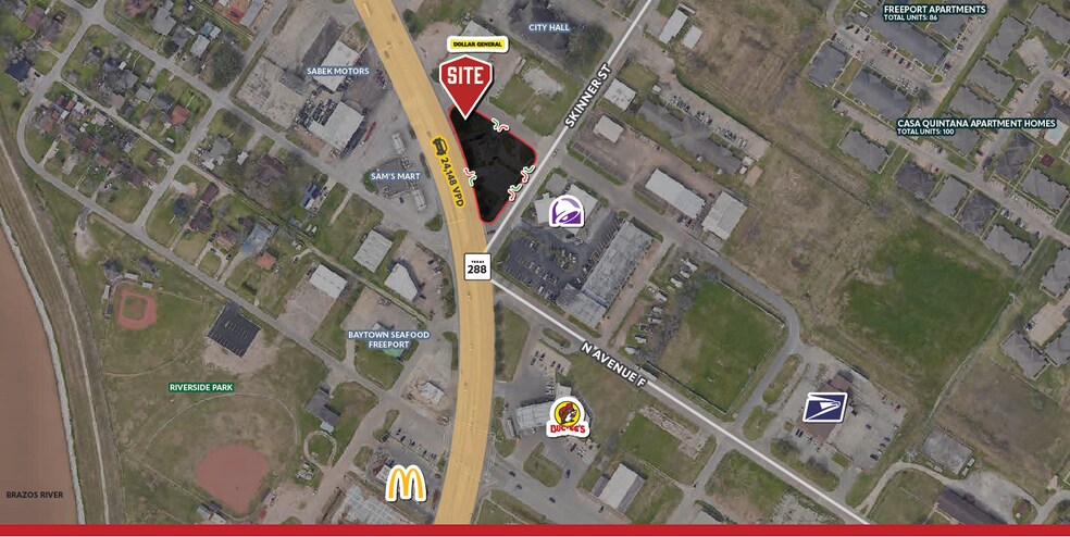 Primary Photo Of 1208 N Brazosport Blvd, Freeport Land For Sale