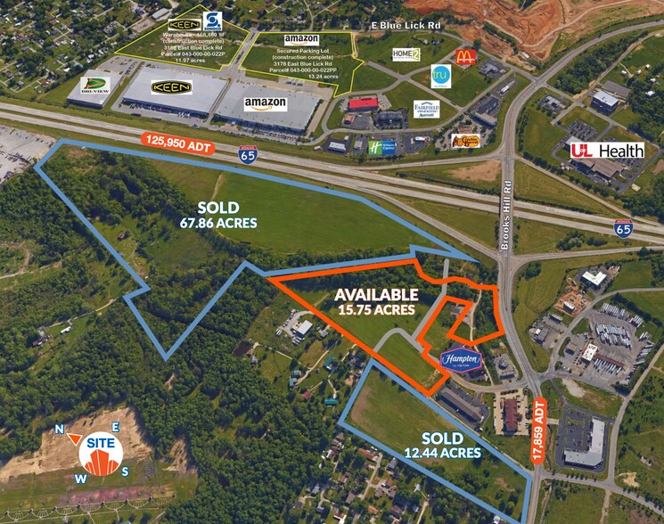 More Photos Of I-65 @ Brooks Rd, Brooks Land For Sale