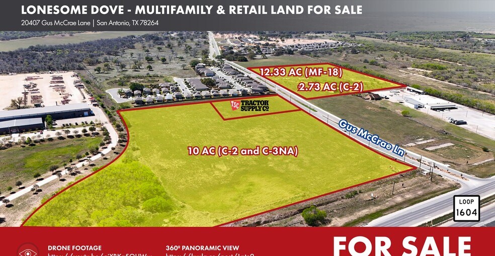 More Photos Of 20407 Gus McCrae Ln, San Antonio Land For Sale