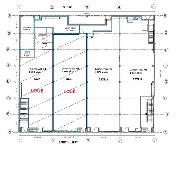 More Photos Of 7478 Rue Saint-Hubert, Montréal Storefront Retail Office For Lease