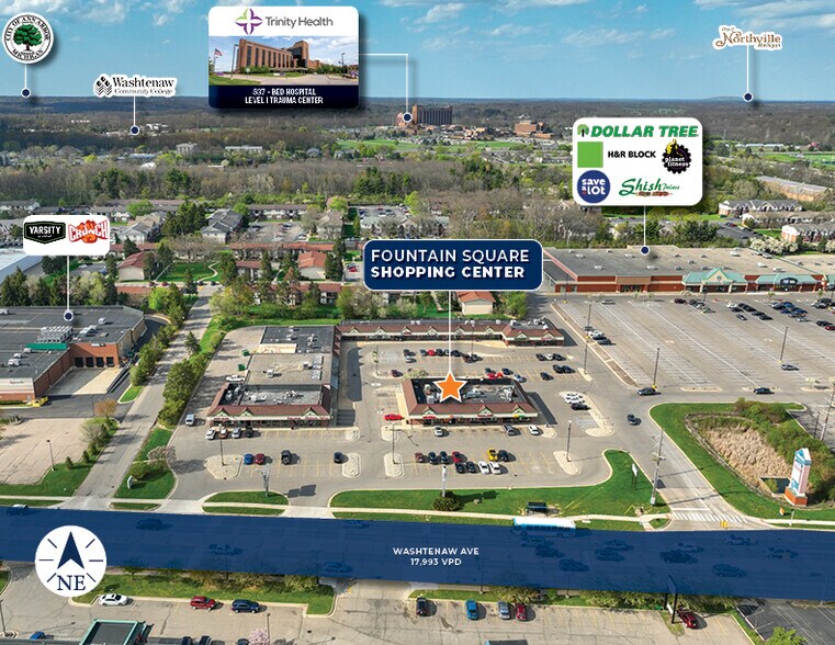More Photos Of 2864-2872 Washtenaw Ave, Ypsilanti General Retail For Sale