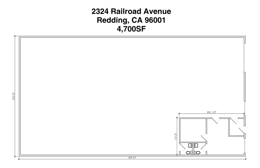 More Photos Of 2324 Railroad Ave, Redding Warehouse For Lease