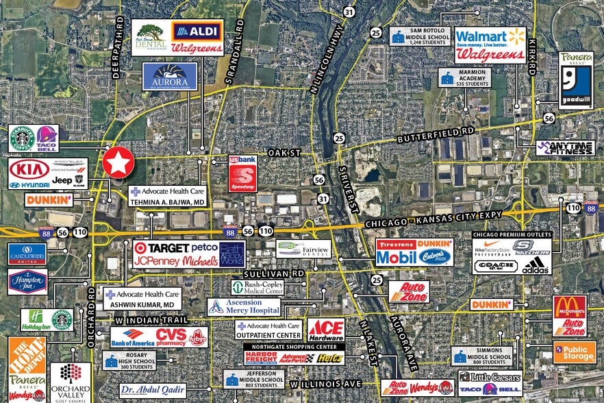 More Photos Of 100 Hansen Blvd, North Aurora Bank For Sale