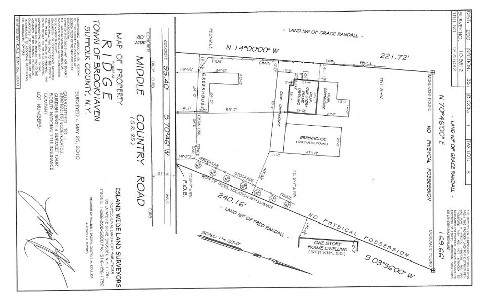 More Photos Of 1695-1697 Middle Country Rd RT-25, Ridge Land For Sale