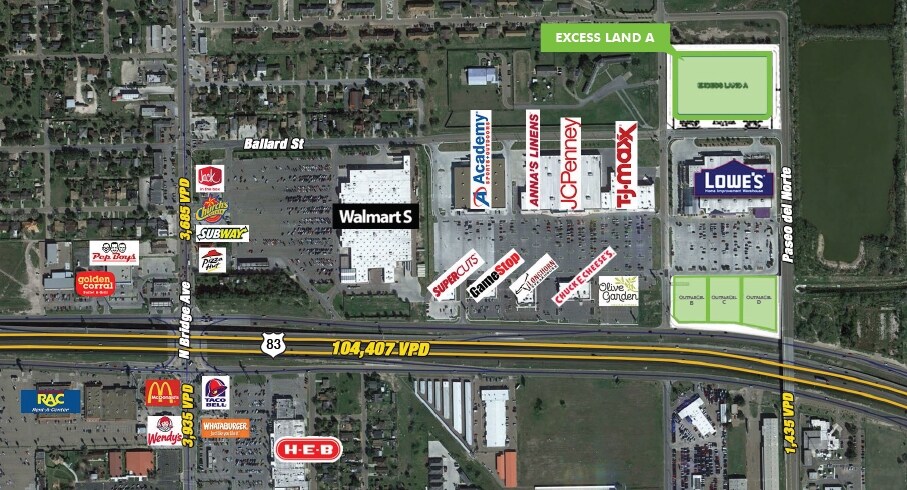 Primary Photo Of 1015 E Expressway 83, Weslaco Land For Sale
